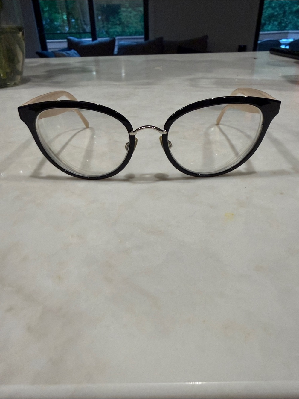 Women’s Valentino Black Cat-Eye Prescription Glasses